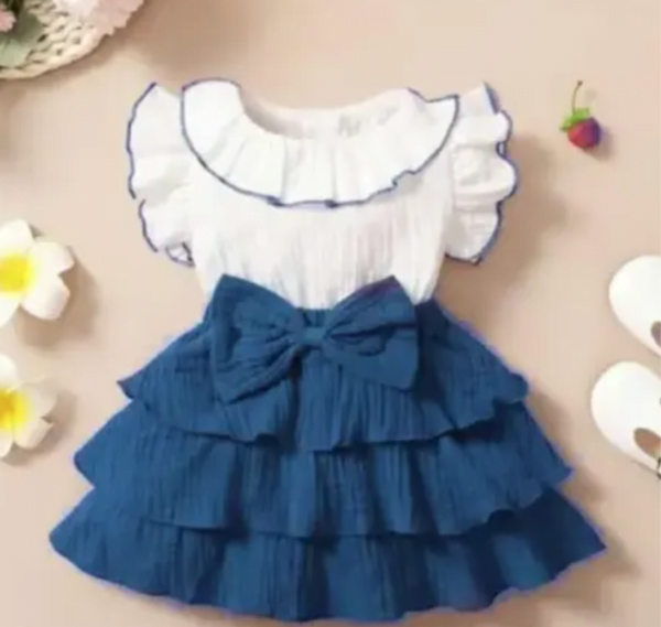 Cute Trendy Girls Frocks & Dresses - Image 2