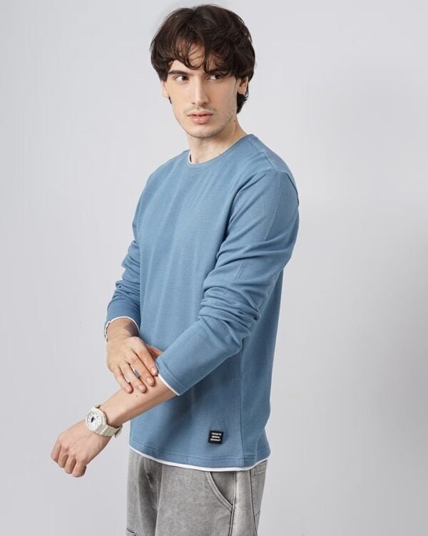 GENOA
Slim Fit Crew-Neck Cotton T-Shirt - Image 2