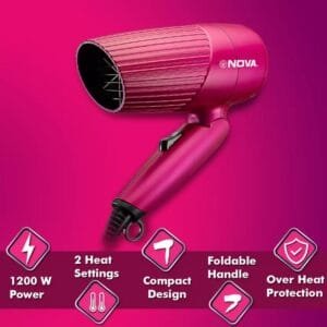 NOVA NHP 8207 Hair Dryer  (1200 W, Fuchsia)
4.453 Ratings & 5 Review