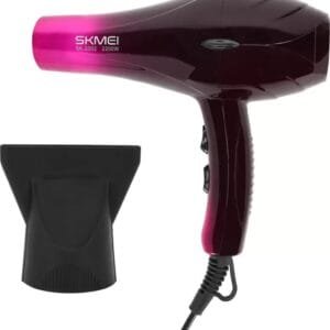 SKMEI 2001 hair dryer for Moisturizing anion hair care,smooth and shiny hair Hair Dryer  (1800 W, Black, Purple)