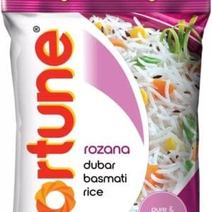 FORTUNE Rozana Dubar Basmati Rice (Basmathi Arisi) (Medium Grain)  (5 kg)