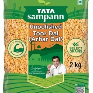 Tata Sampann Yellow Toor/Arhar Dal (Thuvaram parupu) (Split)  (2 kg)