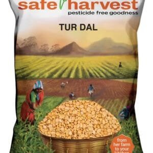 safe harvest Toor/Arhar Dal (Thuvaram parupu) (Pesticide Free)  (1 kg)