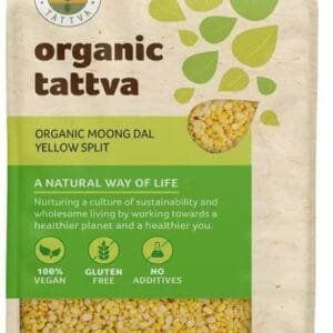 Organic Tattva Yellow Moong Dal (Pacha payaru) (Split)  (500 g)