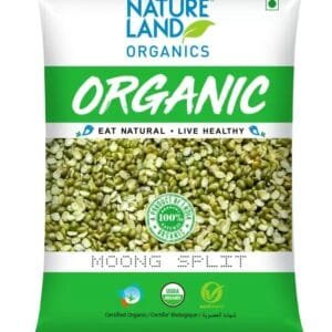Natureland Organics Moong Dal (Pacha payaru) (Split)  (1 kg)