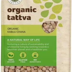 Organic Tattva Kabuli Chana (Vella Sundal) (Whole)  (500 g)