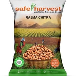 safe harvest Rajma Chithra (Sivappu Karamai) (Whole) (Pesticide Free)  (500 g)