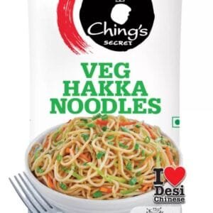 Ching's Secret Veg Hakka Noodles, 140g, Cooks In 5-7 mins, Just Soak & Drain Hakka Noodles Vegetarian  (140 g)