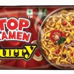 TOP RAMEN Curry Instant Noodles Vegetarian  (280 g)