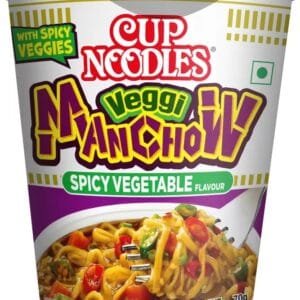 Nissin Veggie Manchow Cup Noodles Vegetarian  (70 g)