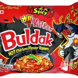Samyang Spicy Hot Chicken Flavour Ramen Instant Noodles Non-vegetarian  (140 g)