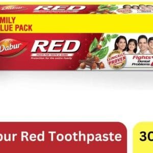 Dabur Red Toothpaste Family Saver Pack | Ayurvedic Paste Toothpaste??(Toothbrush Worth Rs.21 Free)??(300 g)