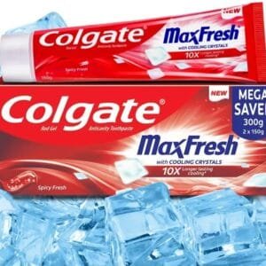 Colgate MaxFresh Toothpaste, Red Gel Paste with Menthol : Spicy Fresh (Combo Pack) Toothpaste  (300 g)