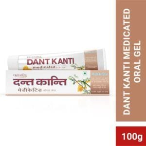 PATANJALI Dant Kanti Medicated Oral Gel for Teeth Whitening Toothpaste  (100 g)