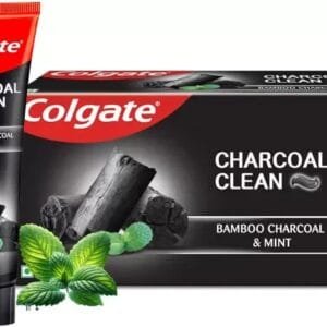 Colgate Charcoal Clean Black Gel Toothpaste, Deep Clean, Plaque Removal (Combo Pack) Toothpaste  (240 g, Pack of 2)
