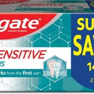 Colgate Sensitive Plus Toothpaste, Pro Argin Formula for Sensitivity Relief (Combo Pack) Toothpaste  (140 g, Pack of 2)