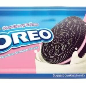 Cadbury Oreo Biscuit Stawberry Flavour Cream Sandwich  (43.75 g)