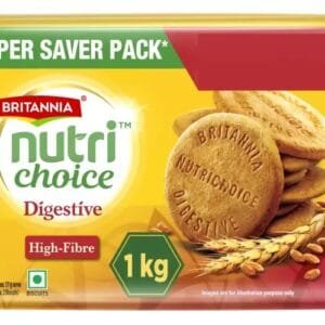 BRITANNIA NutriChoice High Fibre Biscuits Digestive  (5 x 0.2 kg)
