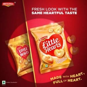 BRITANNIA Little Hearts Classic Crunch Sweet & Salty  (75 g)