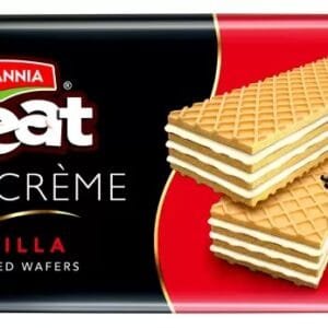 BRITANNIA Treat RICH CREME Vanilla FLAVOURED WAFERS Wafers  (55