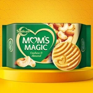 Sunfeast Mom's Magic Rich Cashew Almond Cookies | Roasted Cashew Almond Cookies  (584 g)