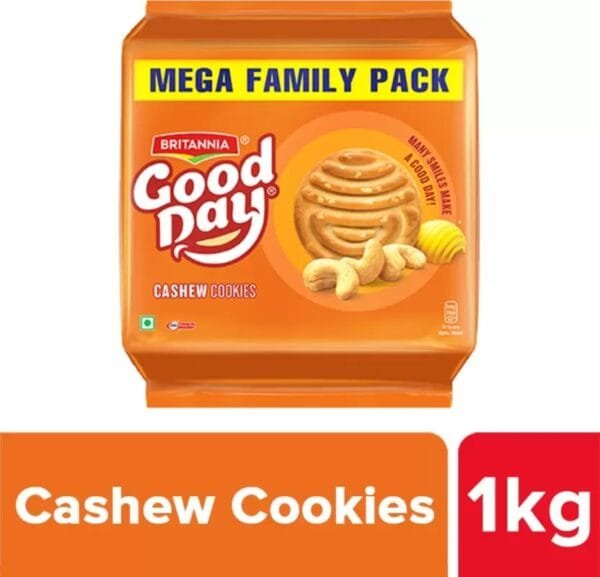 BRITANNIA Good Day Cashew Cookies  (10 x 100 g)