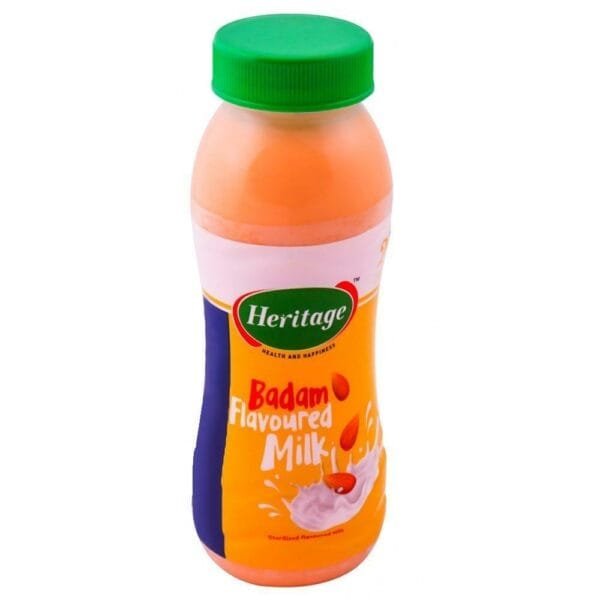 Heritage Flavoured Milk  (Badam, 200 ml)