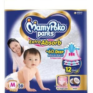 MAMY POKO PANTS Extra Absorb M56 - M  (56 Pieces)