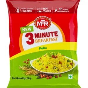 MTR 3 Minute Breakfast Poha 60 g