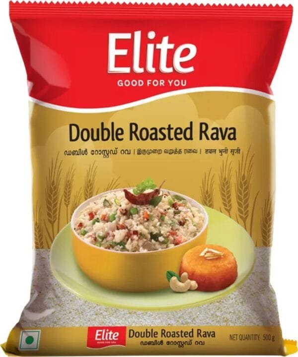 Elite Double Roasted Rava 500g (ravai)  (0.5 kg)