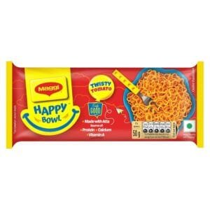 Maggi Happy Bowl, Noodles for Kids, Twisty Tomato Instant Noodles Vegetarian  (200 g)