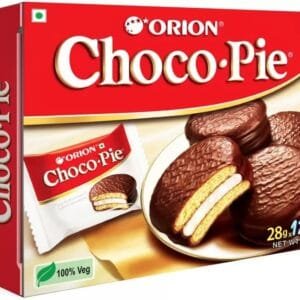 Lotte Choco Pie - Soft Biscuits coated with Premium Chocolate Cream Sandwich  (336 g)