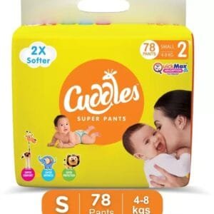 Cuddles - Super Pants Pant Style Diaper - S  (78 Pieces)