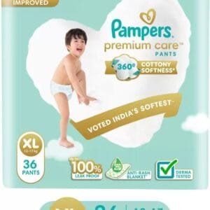Pampers Premium Care Diaper Pants with 360 Cottony Softness - XL  (36 Pieces)