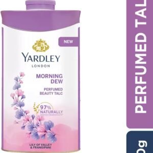 Yardley London by Wipro Morning Dew 97% Naturally Derived Perfumed Talcum Powder for Women  (250 g)