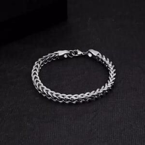YELLOW CHIMES
Stainless Steel Silver Bracelet