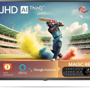 LG UQ7500 108 cm (43 inch) Ultra HD (4K) LED Smart WebOS TV with Filmmaker Mode, AI Sound & Active HDR  (43UQ7500PSF)